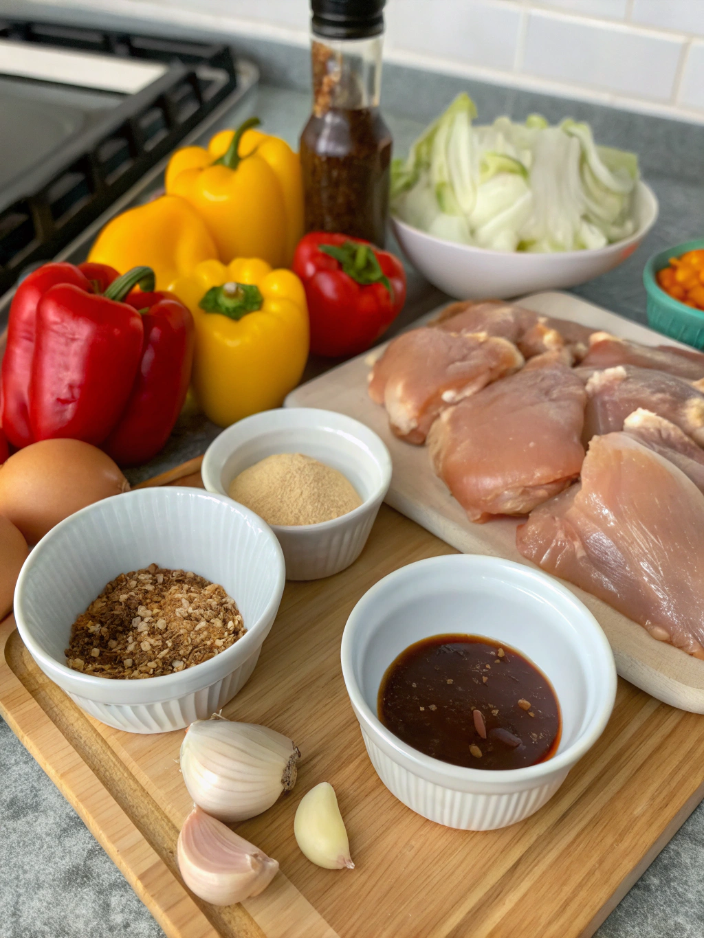 BBQ Chicken Thighs ingredients
