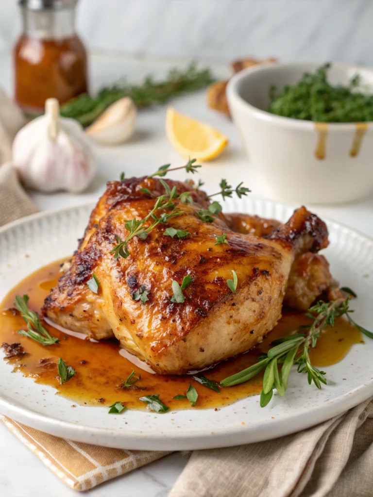 Baked Honey Garlic Chicken