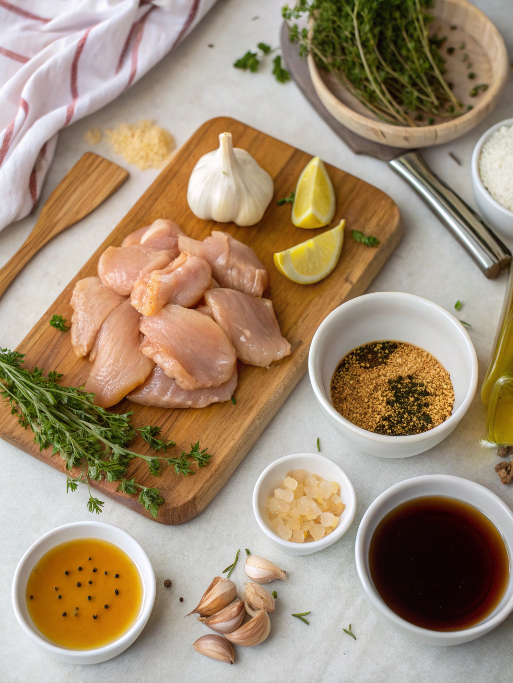Baked Honey Garlic Chicken ingredients