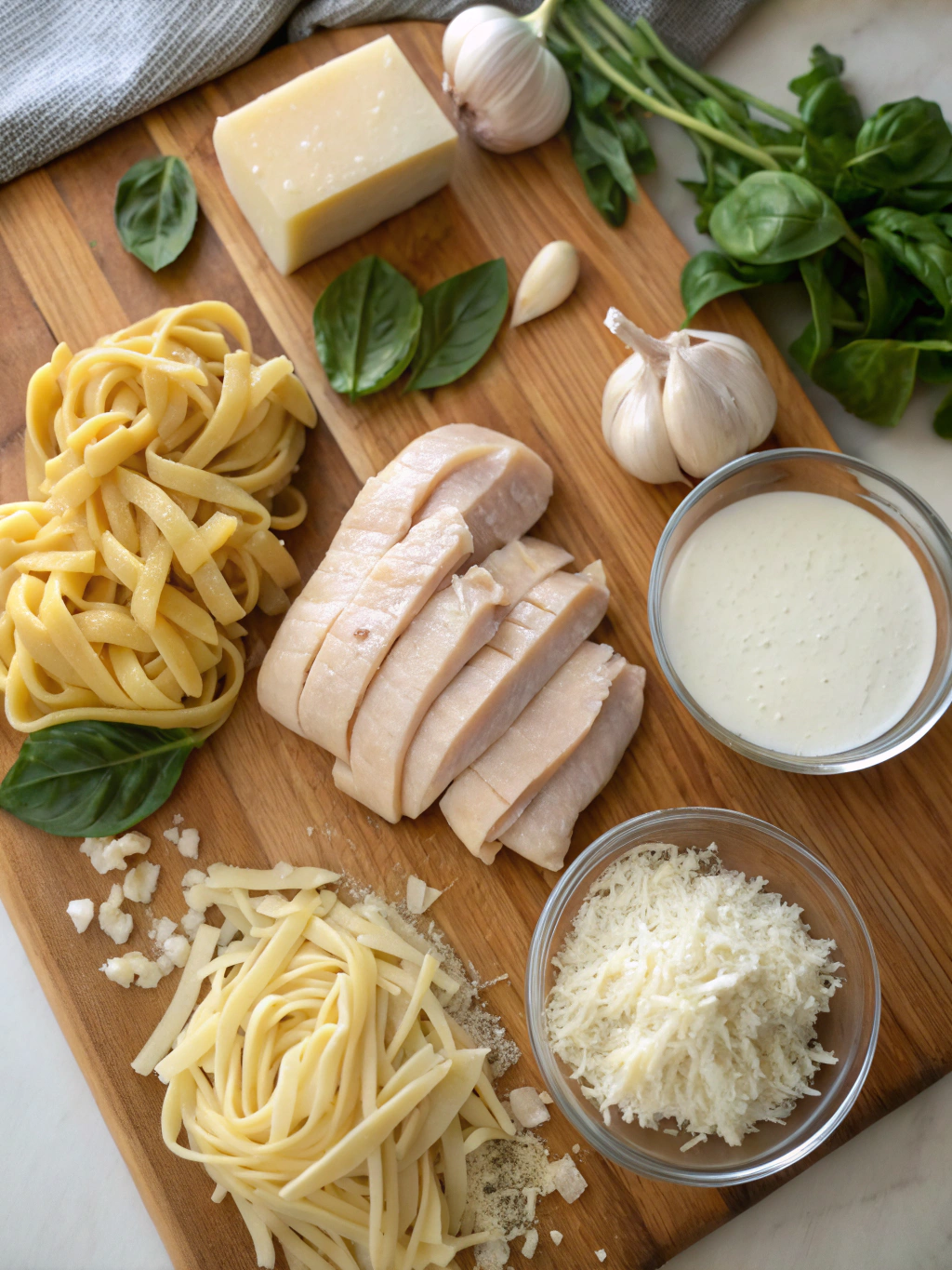 Chicken Alfredo Pasta ingredients