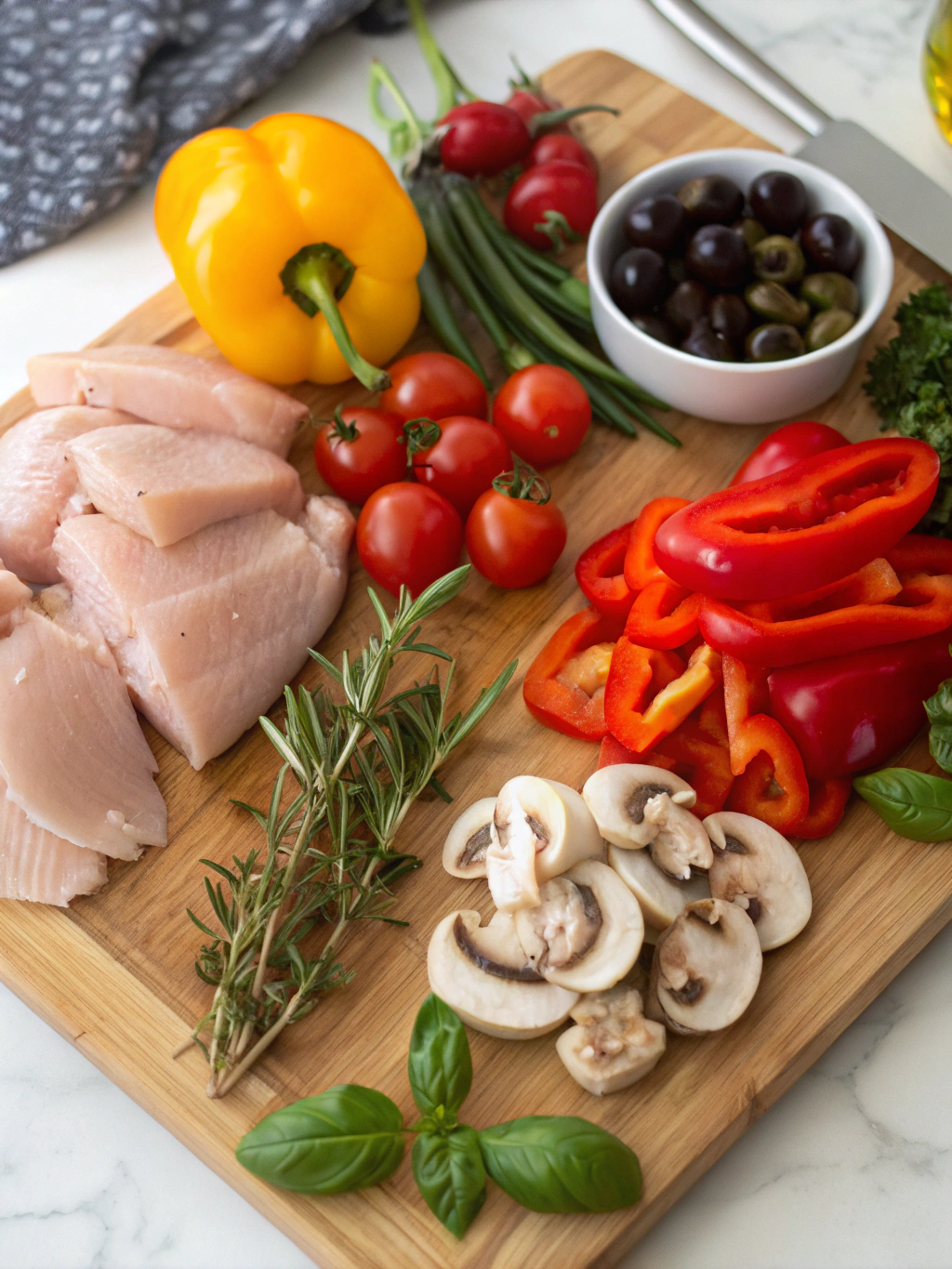 Chicken Cacciatore ingredients