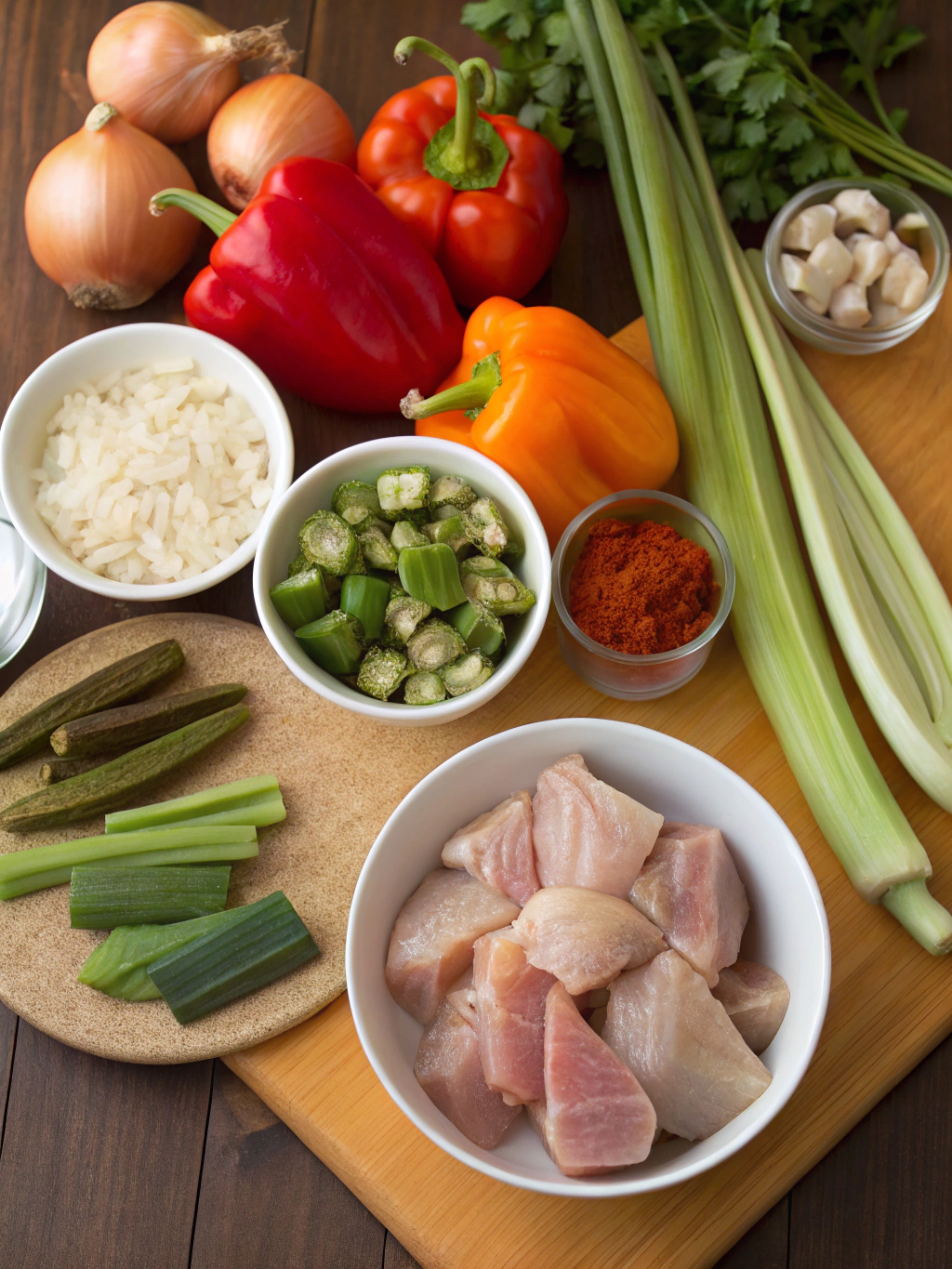 Chicken Gumbo ingredients