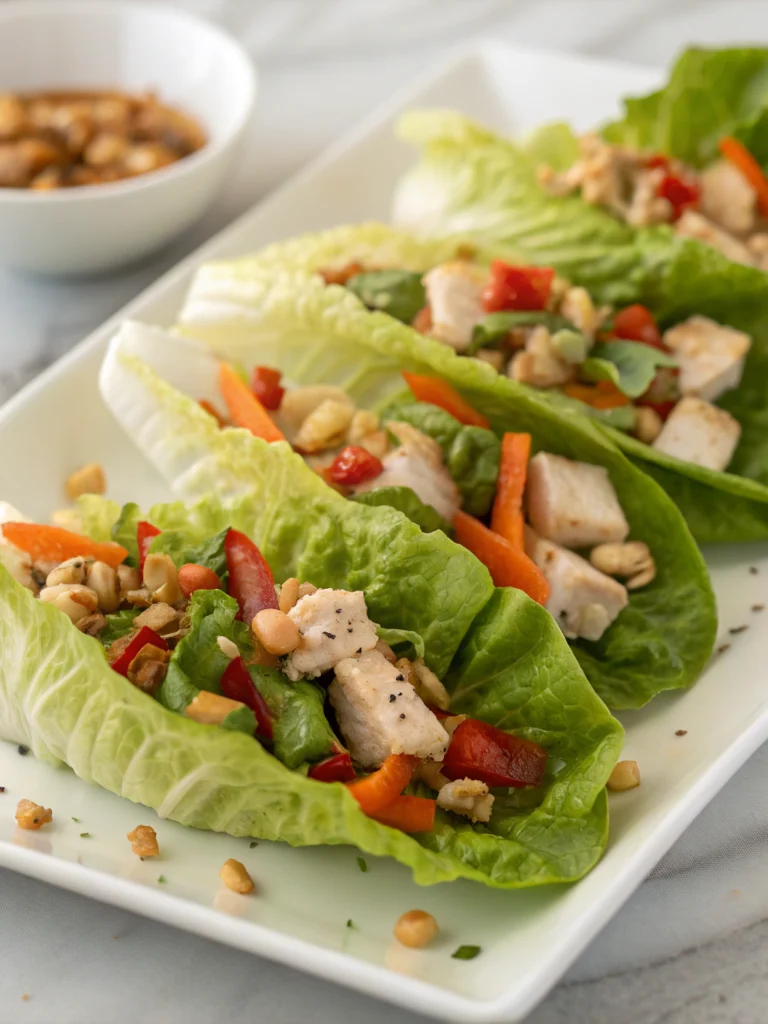 Chicken Lettuce Wraps