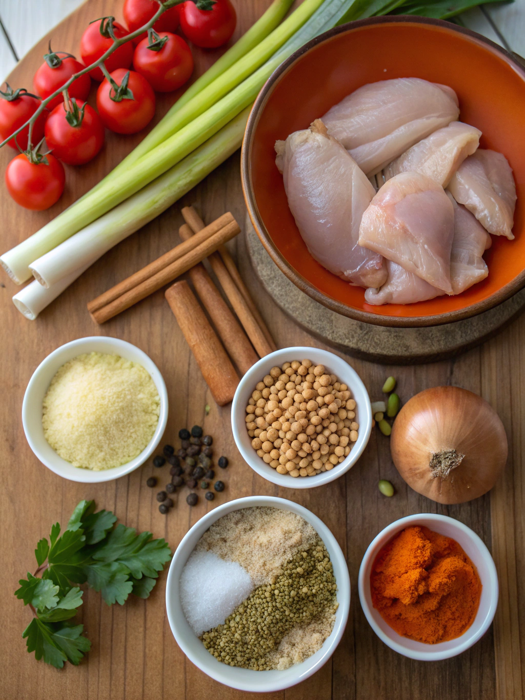 Chicken Mulligatawny ingredients