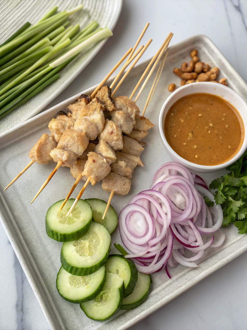 Chicken Satay ingredients
