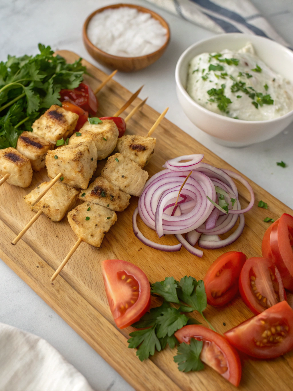 Chicken Souvlaki ingredients