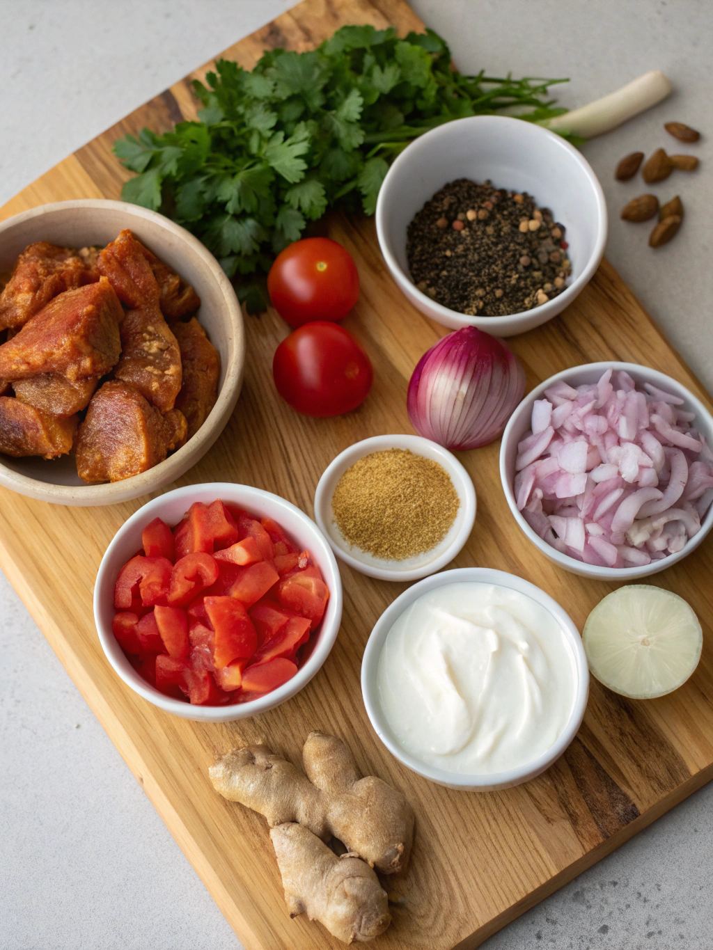 Chicken Tandoori ingredients