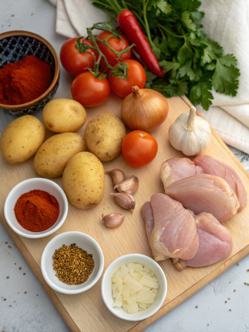 Chicken Vindaloo ingredients