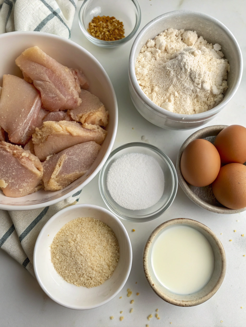Fried Chicken Ingredients