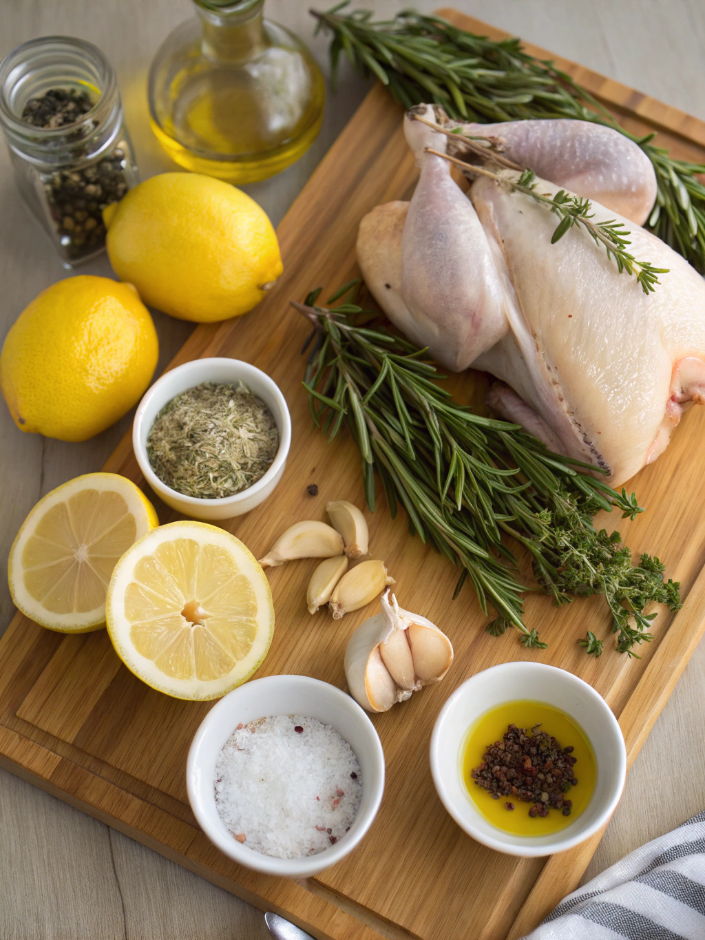 Lemon Herb Roasted Chicken ingredients
