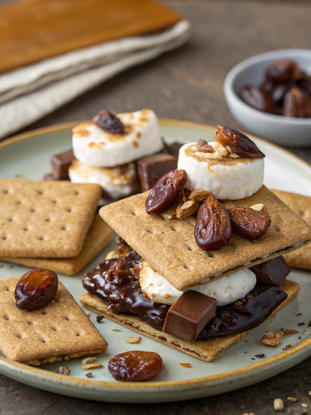 Air Fryer S'mores with Dates ingredients