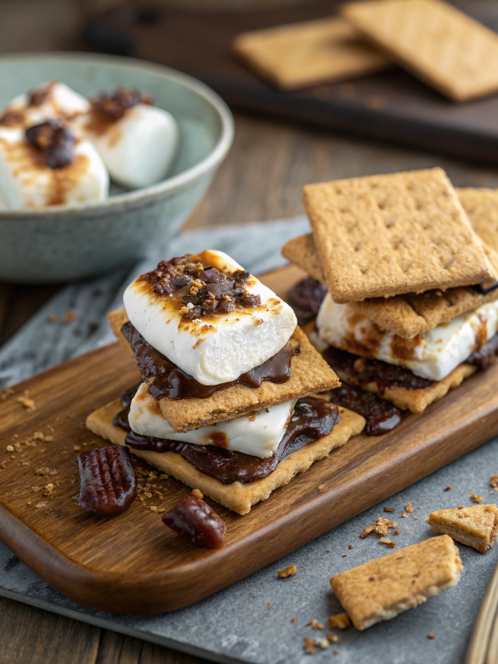 Air Fryer S’mores with Dates