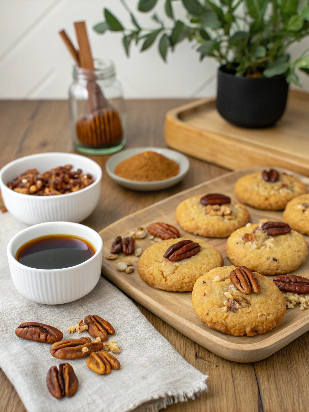 Butterscotch-Pecan Cookies with Miso ingredients