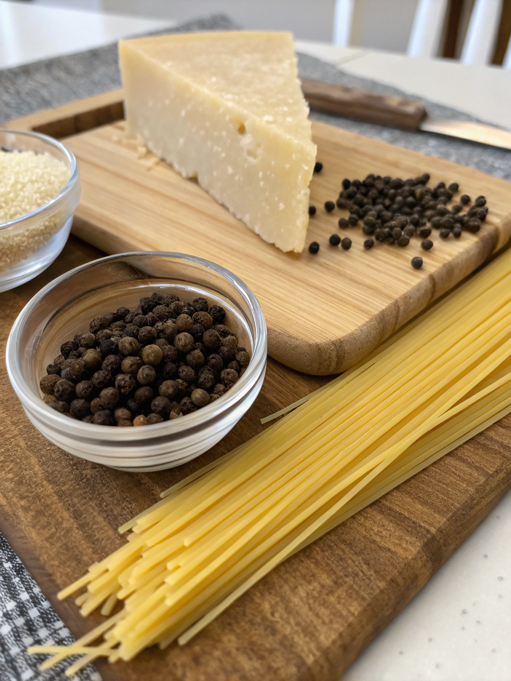 Cacio e Pepe ingredients