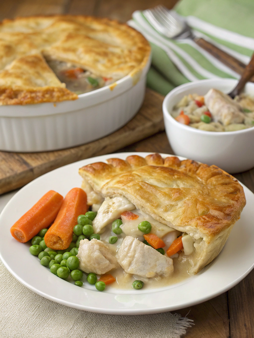 Chicken Pot Pie with Puff Pastry ingredients