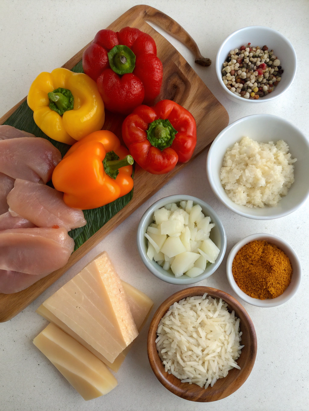 Chicken Stuffed Peppers ingredients
