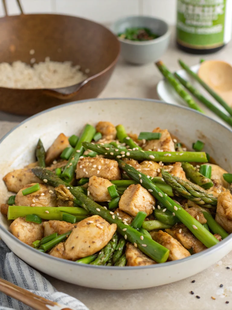 Chicken and Asparagus Stir Fry