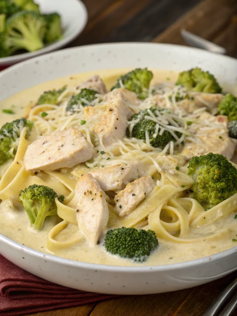 Chicken and Broccoli Alfredo