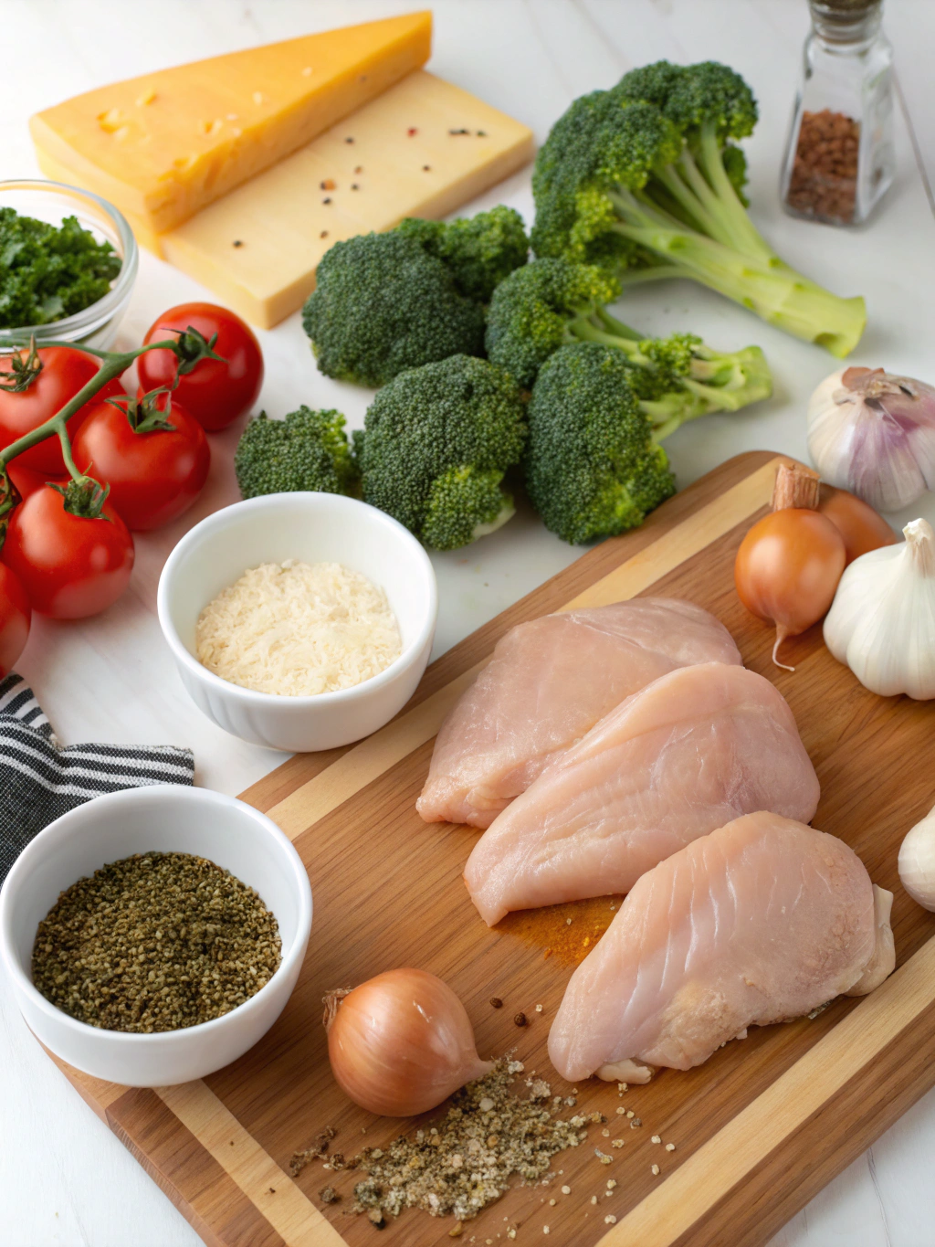 Chicken and Broccoli Bake ingredients