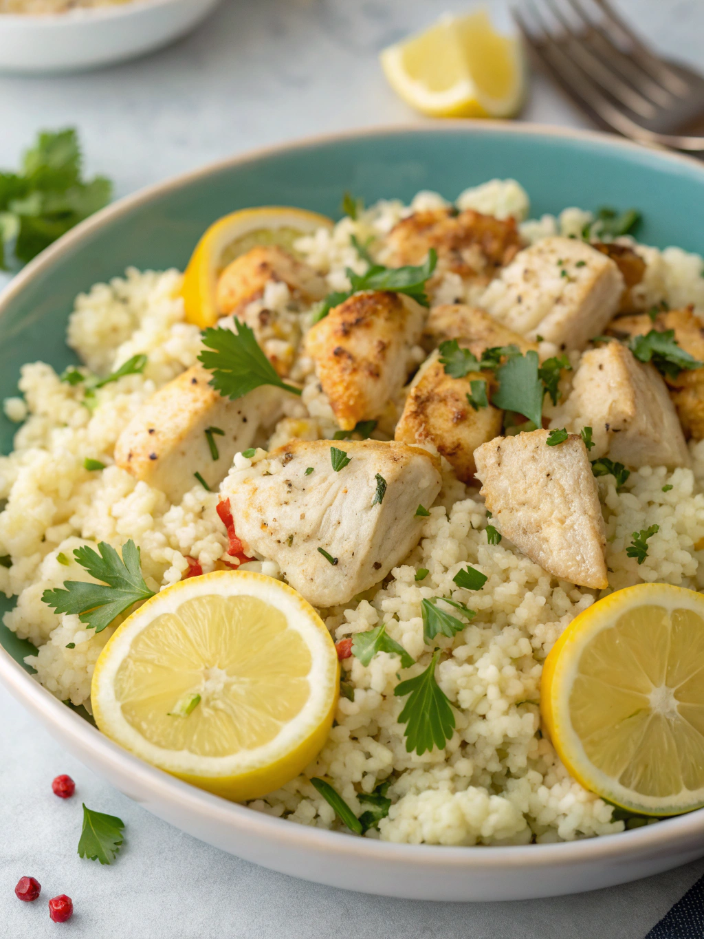 Chicken and Cauliflower Rice