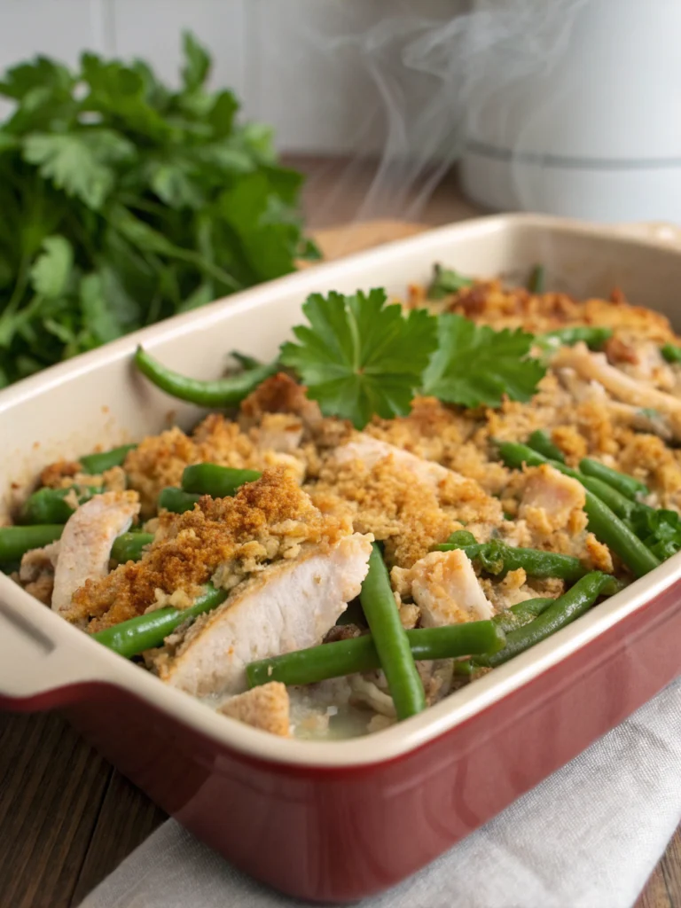 Chicken and Green Bean Casserole