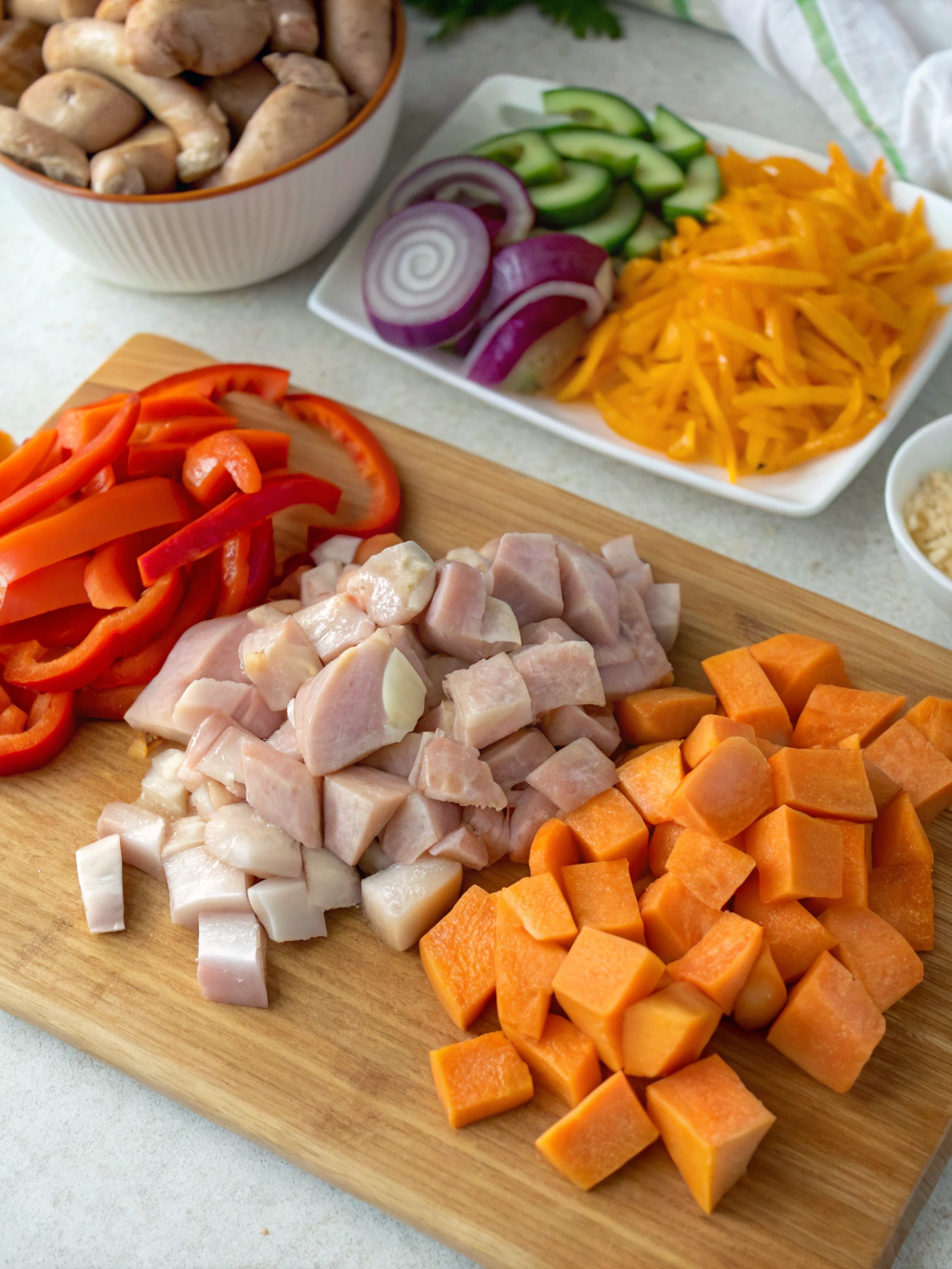 Chicken and Sweet Potato Hash ingredients