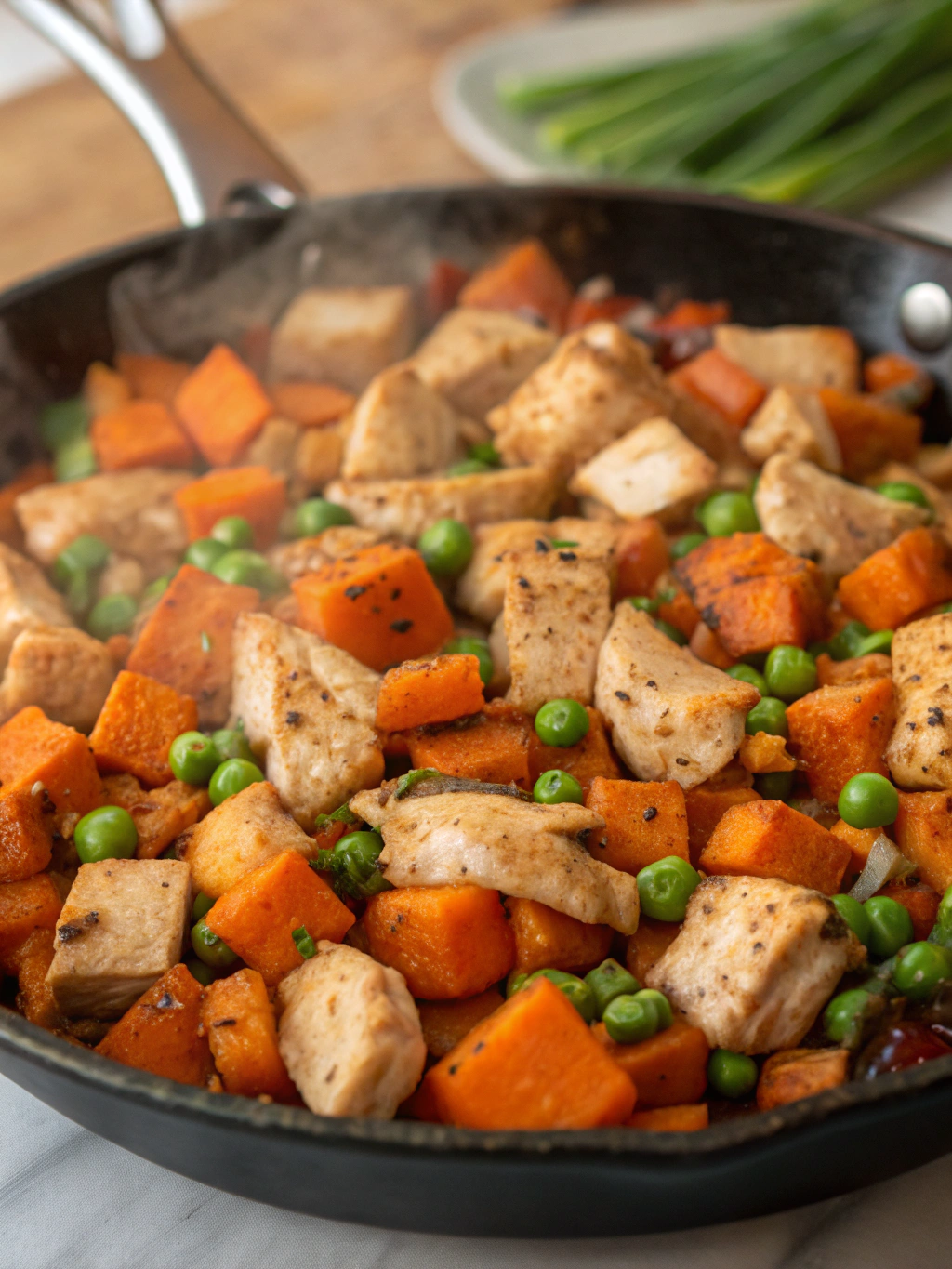 Chicken and Sweet Potato Hash