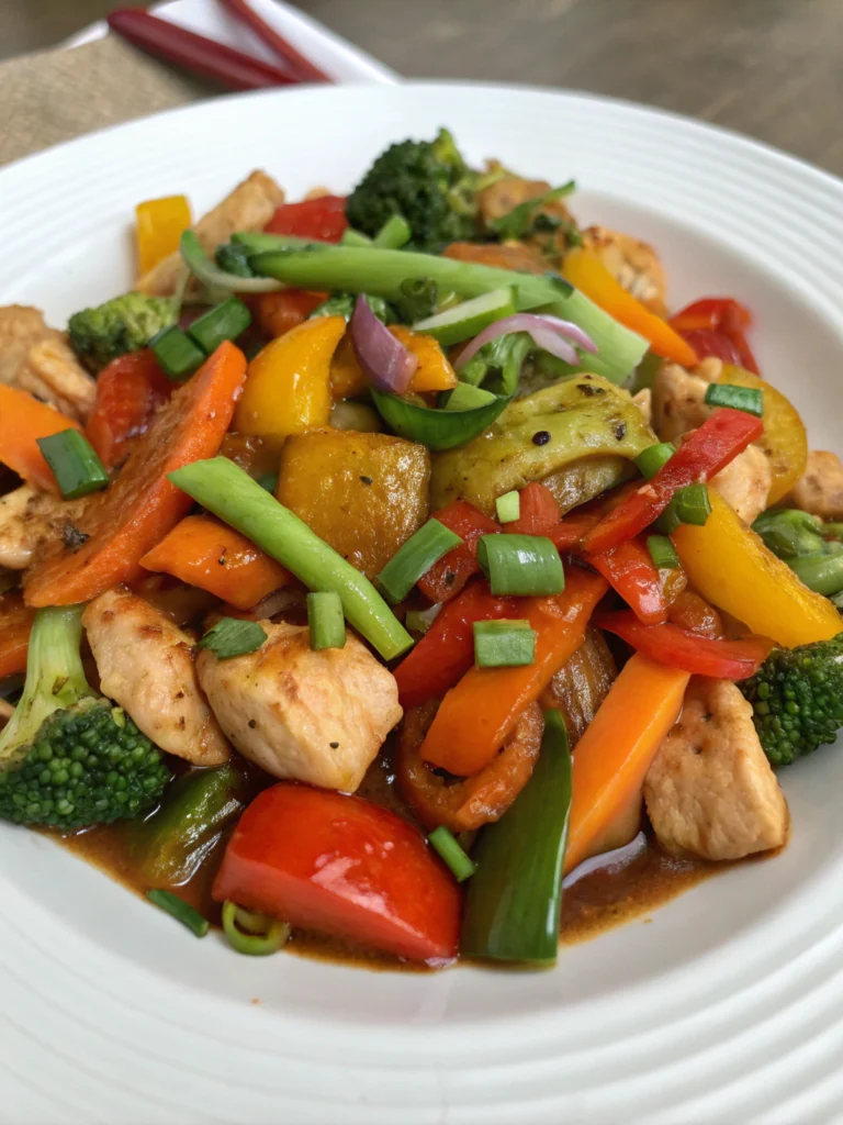 Chicken and Vegetable Stir Fry