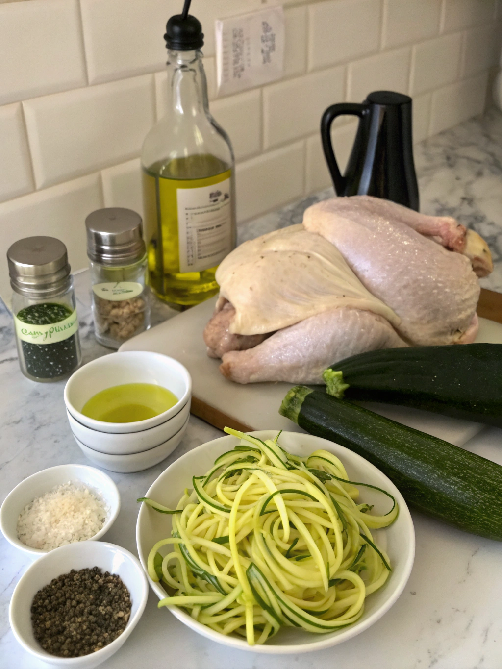 Chicken and Zucchini Noodles ingredients