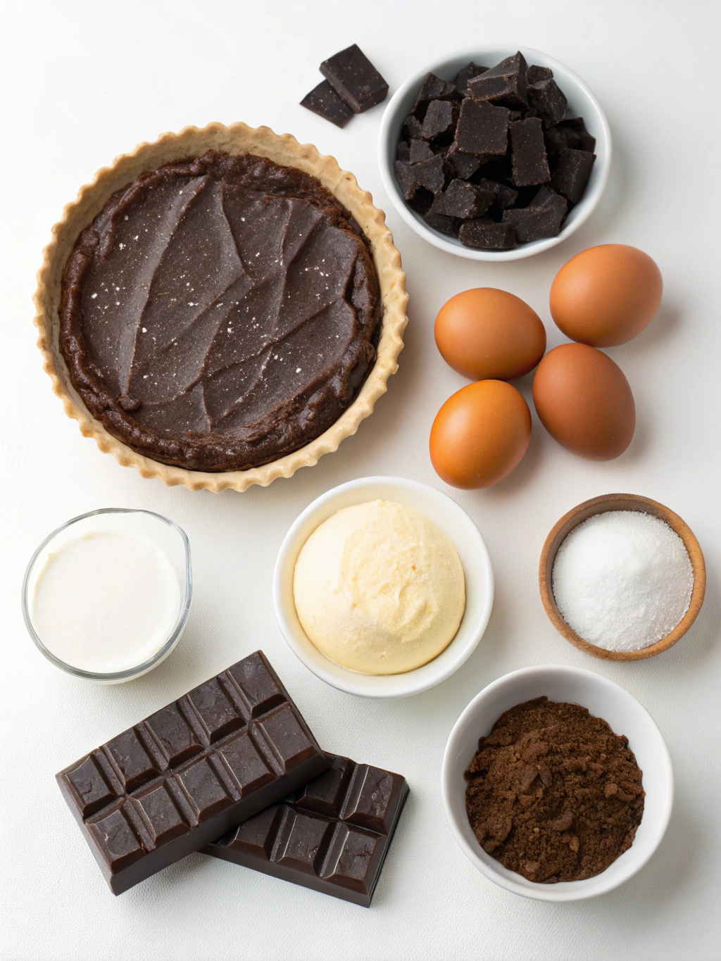 Chocolate Truffle Tart ingredients