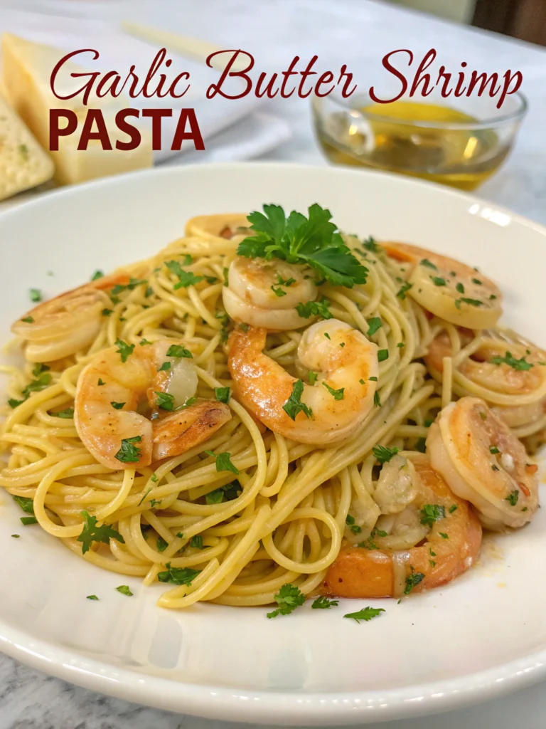 Garlic Butter Shrimp Pasta