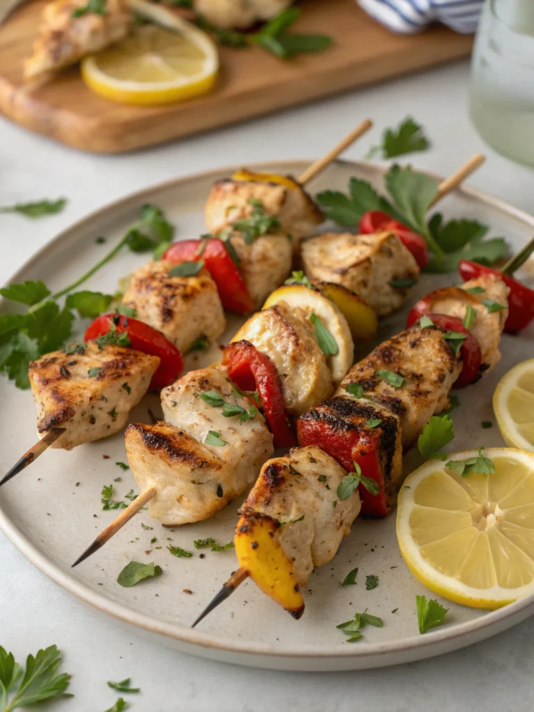 Grilled Chicken Skewers
