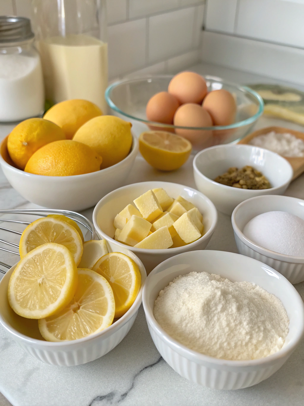 Lemon Tart ingredients