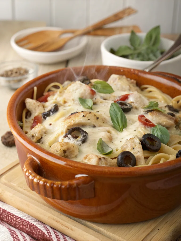 Slow Cooker Olive Garden Chicken Pasta