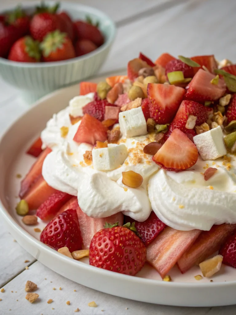 Strawberry-Rhubarb Eton Mess