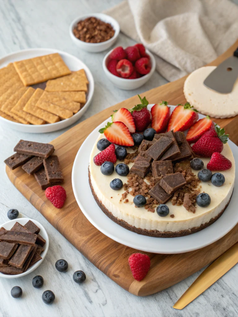 Toblerone Cheesecakeingredients